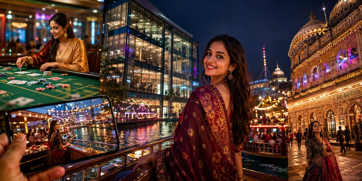 খুলনার ব্যাকেরাতে নাইট মার্কেটে গেম পরিবেশ